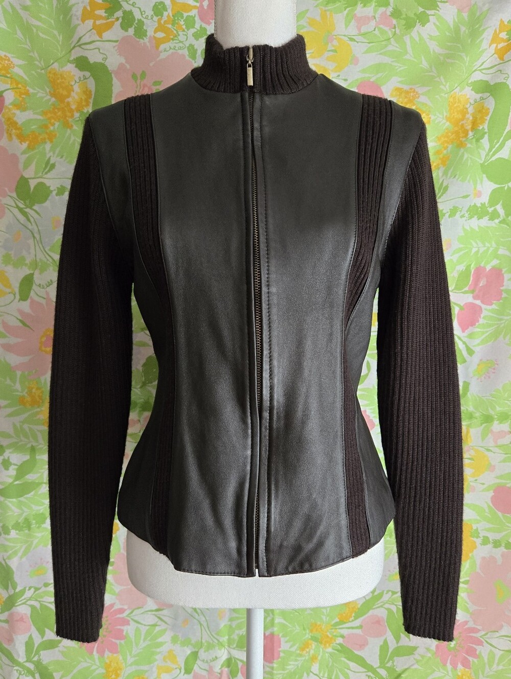 Vintage Brown Leather Jacket
